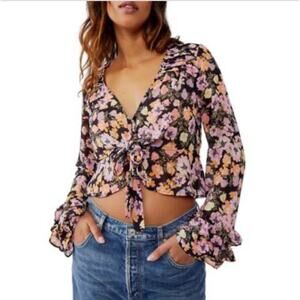 Free People Women's Maybel Blouse Size Medium